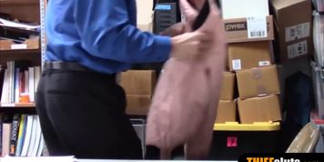 Nervous redhead teen thief punish fucked by an officer (Cassidy Michaels)